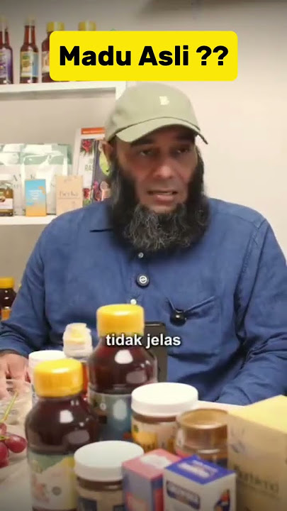 . 'Benarkah Ini Madu Asli? Begini Cara Mengetahuinya!' dr.Zaidul Akbar