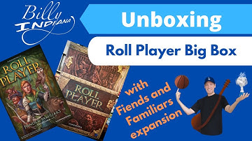 Roll Player Big Box Board Game Unboxing (with Fiends and Familiars expansion)