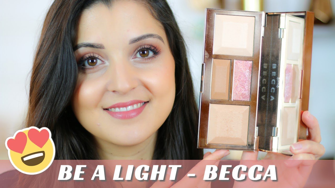 ✨PALETTE BE A LIGHT BECCA ✨effet filtre bonne mine 😍