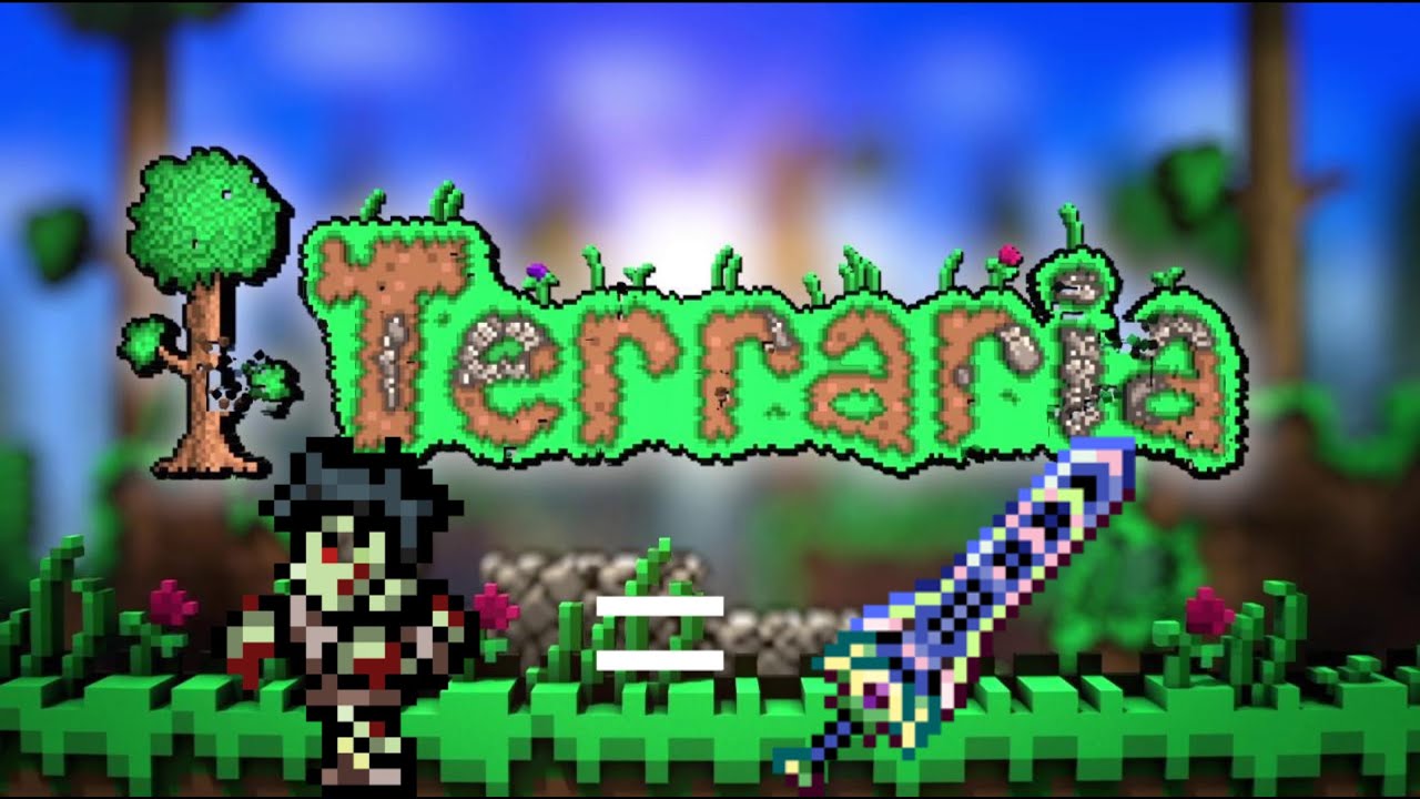 Terraria but ever mob drops random lute. - YouTube