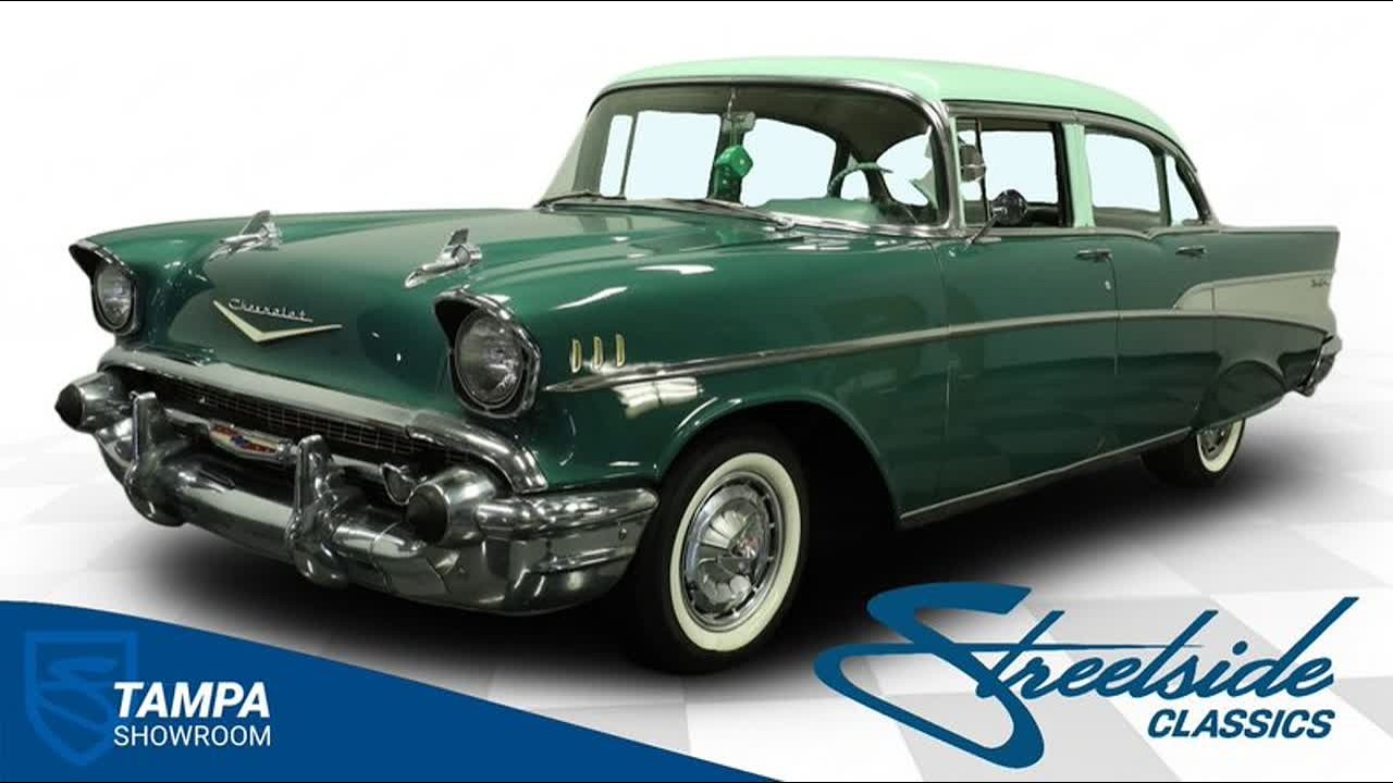 1957 Chevrolet Bel Air 4 Door Sedan 5863-TPA for sale | Charlotte