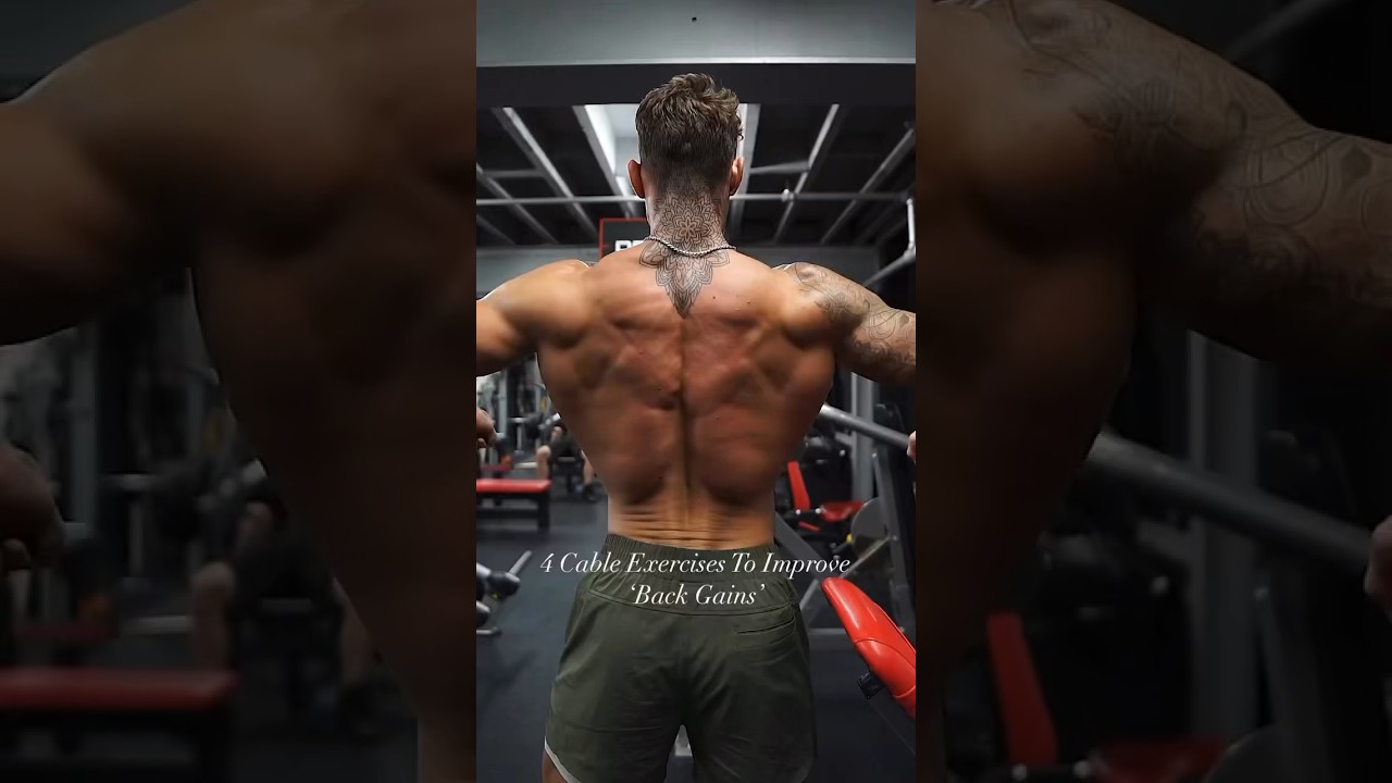 top 4 back exercises 🏋️💪☝️