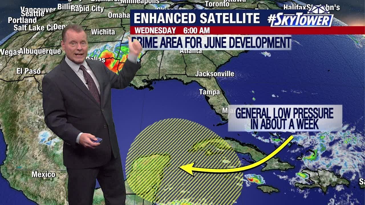 Deep tropical moisture may bring rain to Florida next week - YouTube