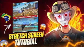 Stretch Screen Tutorial🖥️ Like Brazilian 🇧🇷Players