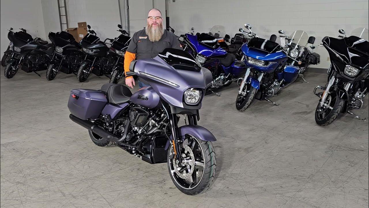 2025 FLHX Street Glide Purple Abyss Denim Black Trim YouTube