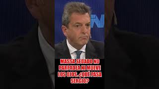 MASSA SEDADO NO PARPADEA  milei massa milei2023 elecciones argentina libertad elecciones2023