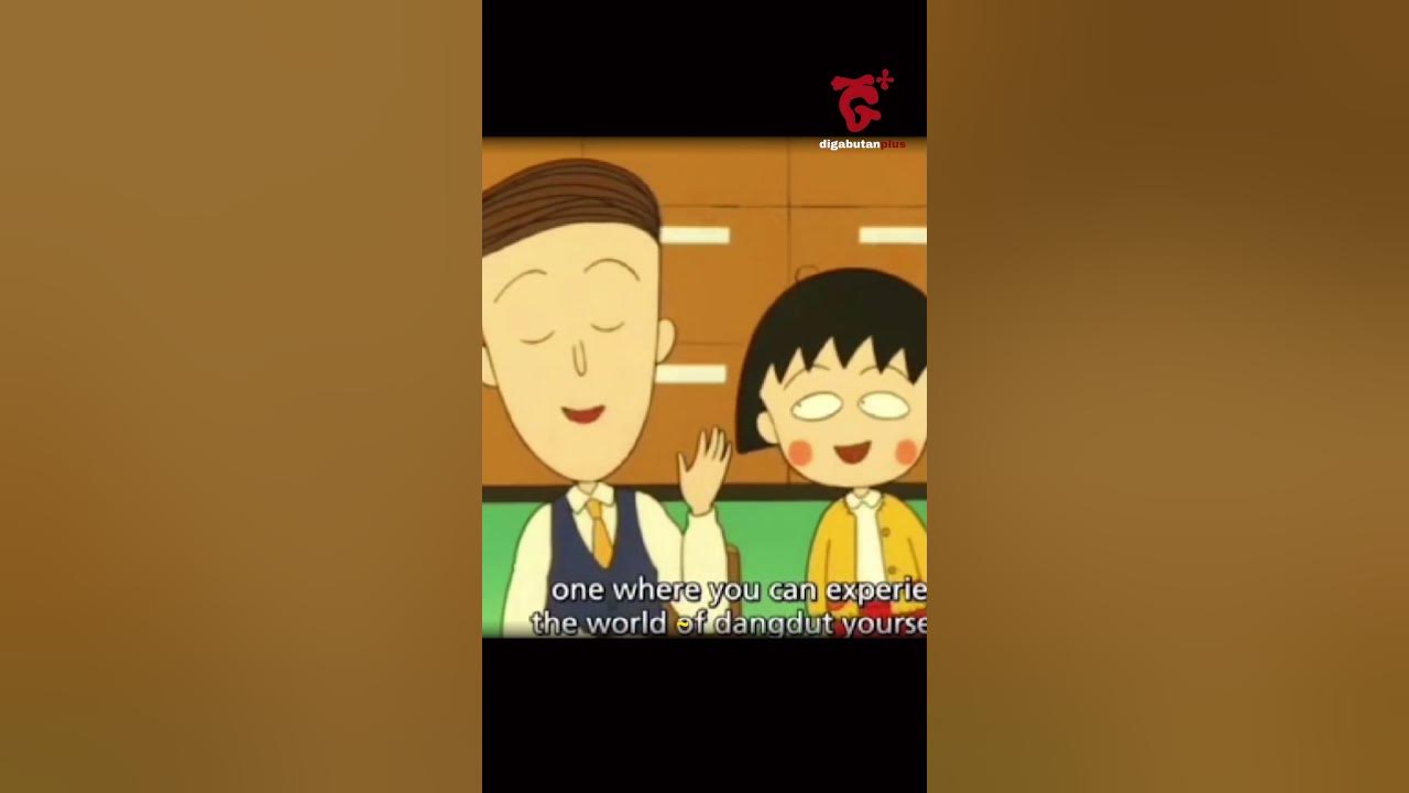 Lagu Dangdut di Animasi Chibi Maruko Chan #animasi #marukochan #digabutan #teorifilm #film #fyp
