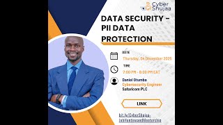 Data Security & PII Protection with Daniel Otumba