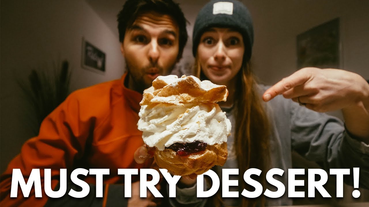 Taste testing DELICIOUS Food in the Harz Mountains, Germany! Giant Cream Puff + Local Savory Soup😋