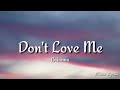 Brianna Don T Love Me Lyrics 