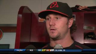 Mike Wright speaks after Orioles' loss to Blue Jays
