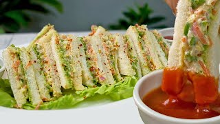 अगर ये सेंडविच एकबार बना ली तो बारबार बनाकर खाओगे, बिलकुल नए तरीके से Veg Sandwich Recipe