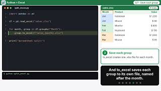 Split Excel Data Automatically with Python! 🐍📊