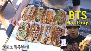 BTS’ Favorite Hot Dog Place in L.A!