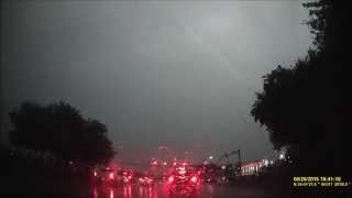 June 20, 2015 ThunderStorm Ashburn Virginia - Dashcam Capture