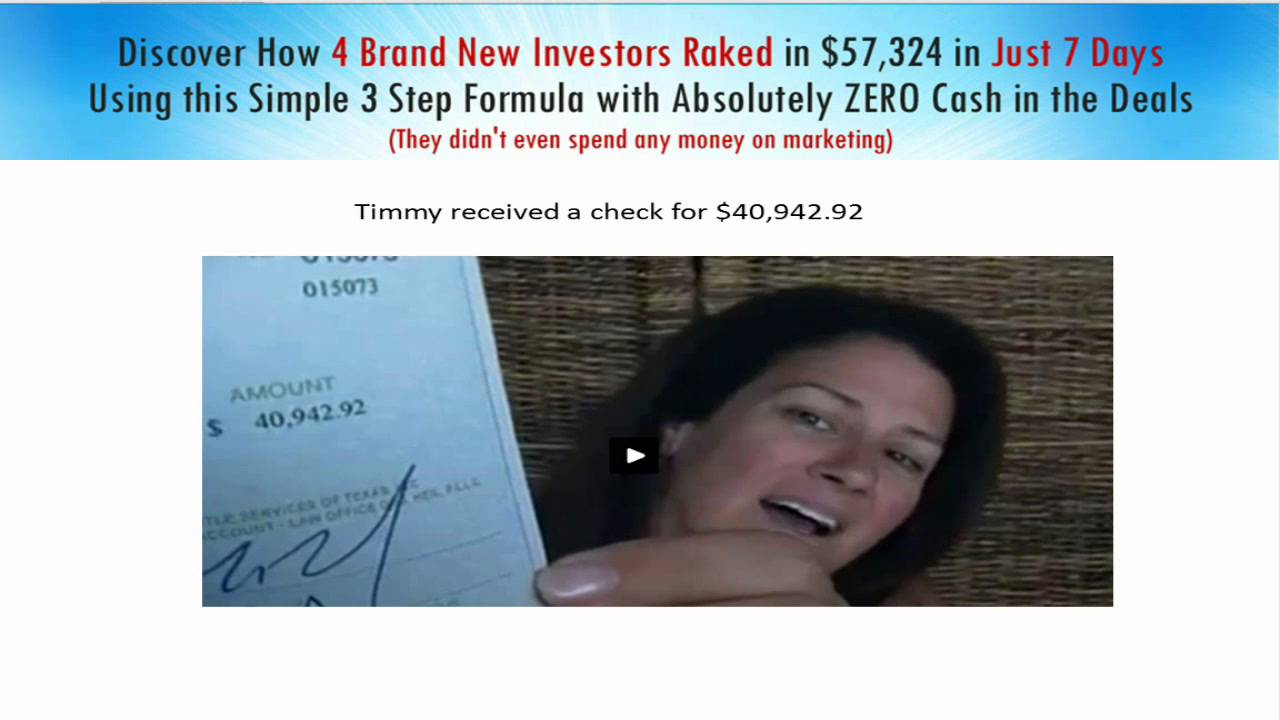 REI Quick Cash System Bonus REI Quick Cash System