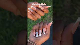 naildesign weddingnails nails nailart nailtutorial wedding bride weddinginspiration shorts