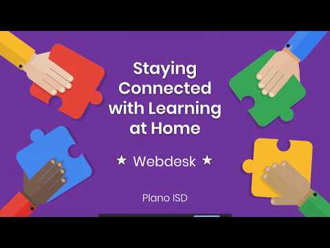 Logging In - Webdesk - Plano ISD Digital Learning