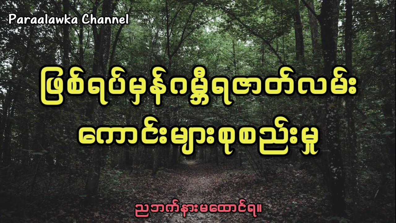 ဖြစ်ရပ်မှန်ဂမ္ဘီရဇာတ်လမ်းကောင်းများစုစည်းမှု