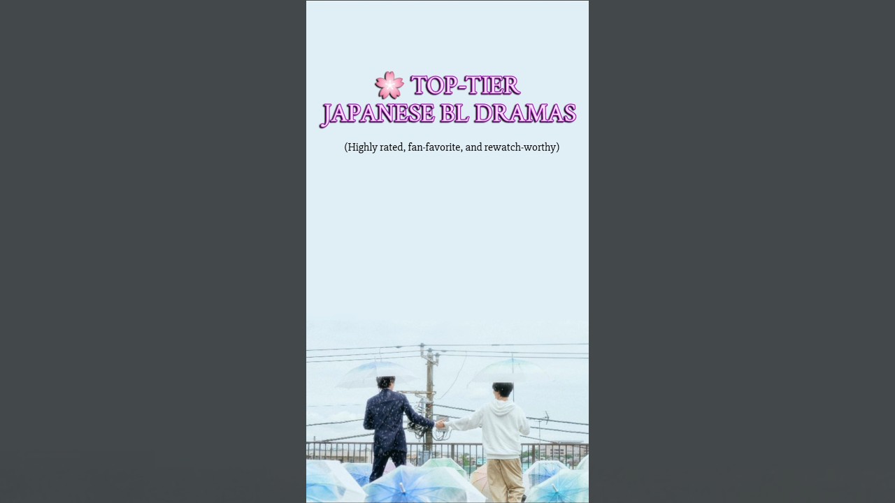 best of japanese BL 🎬 