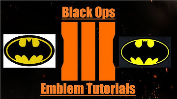 Black Ops 3 BatMan emblem tutorial