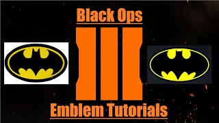 Black Ops 3 BatMan emblem tutorial