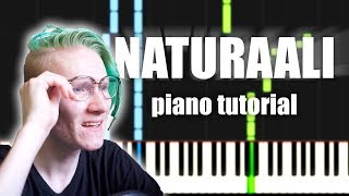 DEATA - NATURAALI - Piano Tutorial