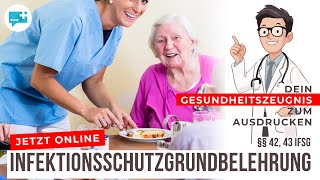 Grundbelehrung Infektionsschutz 43 Ifsg Online-Belehrung Einfach Erklärt
