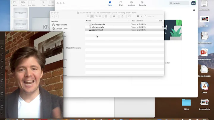 How to record a presentation using zoom.