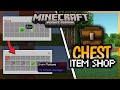 How To Make Chest Shop UI using Command Block || in Minecraft Bedrock Edition!!!