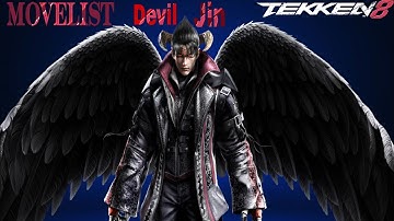 Tekken-8 Devil Jin Movelist & Frame Data 1080p60fps