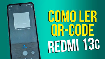 Redmi 13c Como ler QR-CODE
