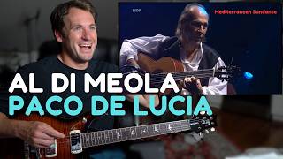 Guitar Teacher REACTS: Paco De Lucia & Al Di Meola Mediterranean Sundance | The Reunion LIVE