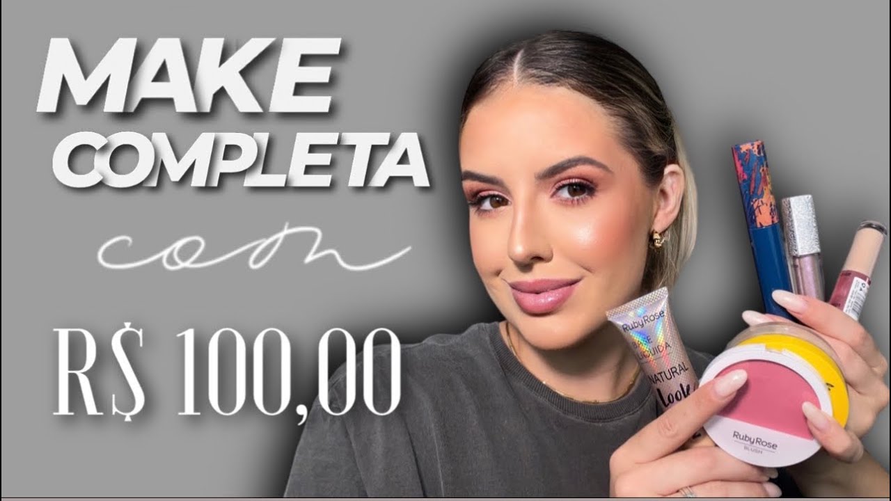 MAQUIAGEM COMPLETA COM 100 REAIS!