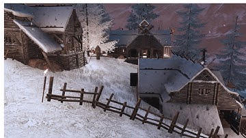Conan Exiles  - " Winter Cabin ", mostly Aesir. XBOX, no mods.