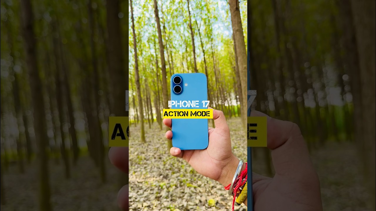 iPhone 17 action mode 🔥