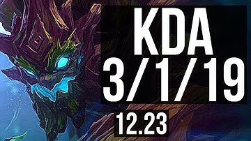 MAOKAI & Varus vs BARD & Jhin (SUP) | 3/1/19, 67% winrate, Rank 12 Maokai | EUW Challenger | 12.23