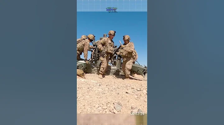 U.S. Soldiers from Artillery Regiment conduct M777 Howitzer Artillery Live-Fire Exercise