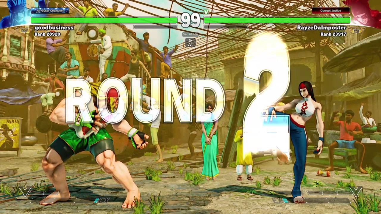STREET FIGHTER V. goodbusiness (Alex) VS RayzeDaImposter (Juri)