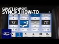 SYNC 3 Climate Comfort Adjustments | SYNC 3 How-To | Ford