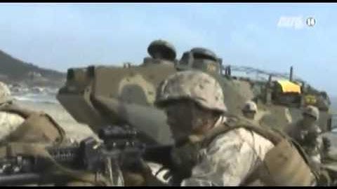 VTC14_Hàn Quốc tập trận bắn đạn thật gần hải giới liên Triều