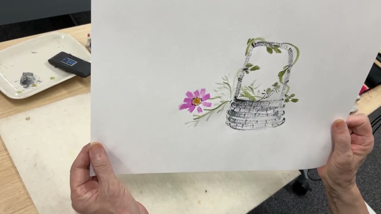 ②花籠のしあげ - YouTube