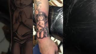 Small baby angel praying tattoo FB Dominick Diaz IG Loud - city405