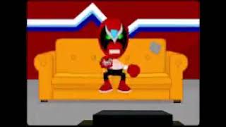 what looks like an early test version of Bug in Mouth Disease (2000-2003)