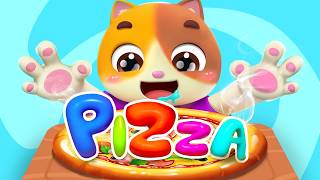 learn abcs pizza abcd song nursery rhymes kids songs mimi