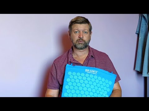 Отзыв водителя об использовании акупунктурного массажного коврика Нирвана от Bradex