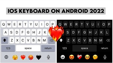 iOS Keyboard On Android|| its Snow00
