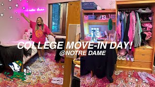 COLLEGE MOVE-IN DAY 2023 @ NOTRE DAME !!