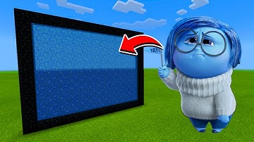 How to Make A Portal To The INSIDE OUT 2 SADNESS Dimension in Minecraft!