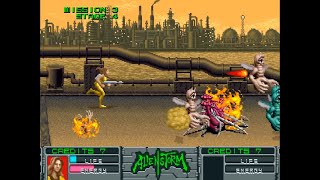 Alien Storm (1990) HD 60fps SEGA Arcade Gameplay